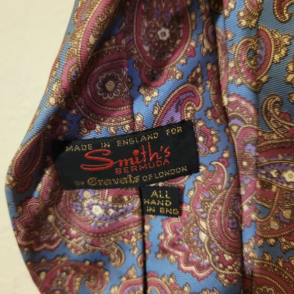 Cravats of London Vintage Paisley Necktie - Picture 3 of 4